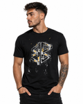 Balenciaga Tricou Bărbați Negru din Bumbac Premium
