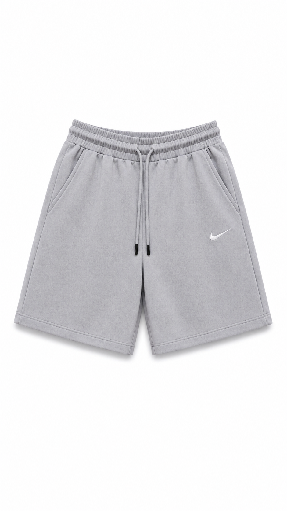 Pantaloni Scurți Nike  Damă Gri – Logo Brodat – Bumbac
