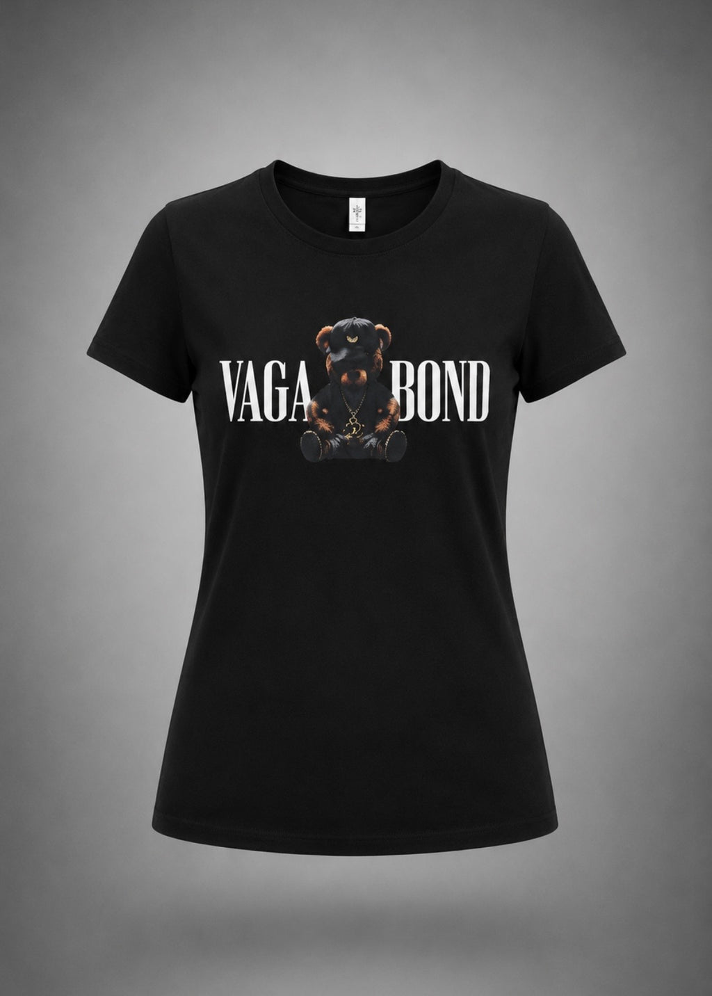 Tricou Vagabond Damă Negru – Bumbac