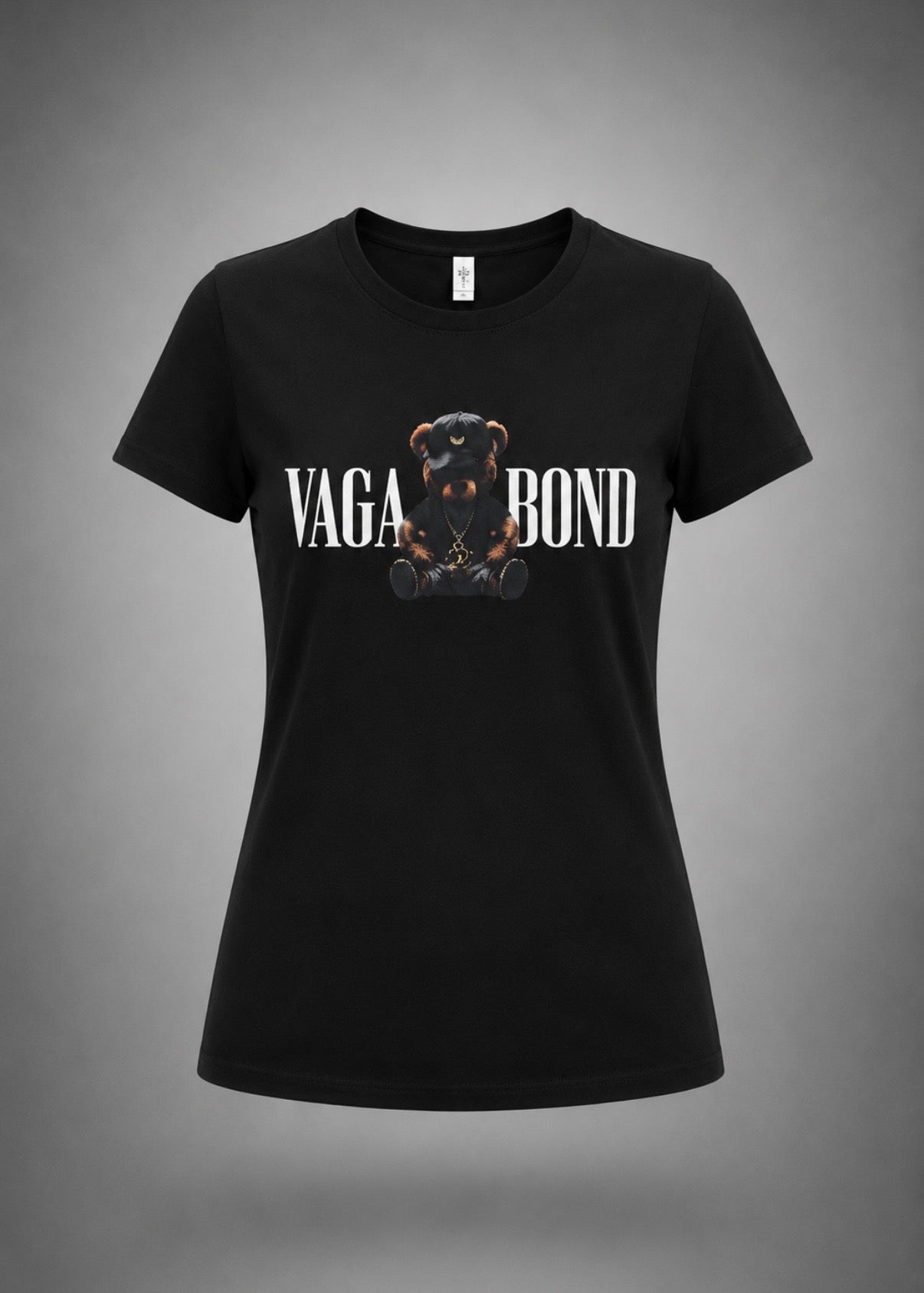 Tricou Vagabond Damă Negru – Bumbac
