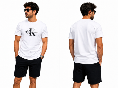 Calvin Klein Jeans Tricou Alb