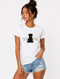 Tricou Damă VAGABOND Bear – Alb