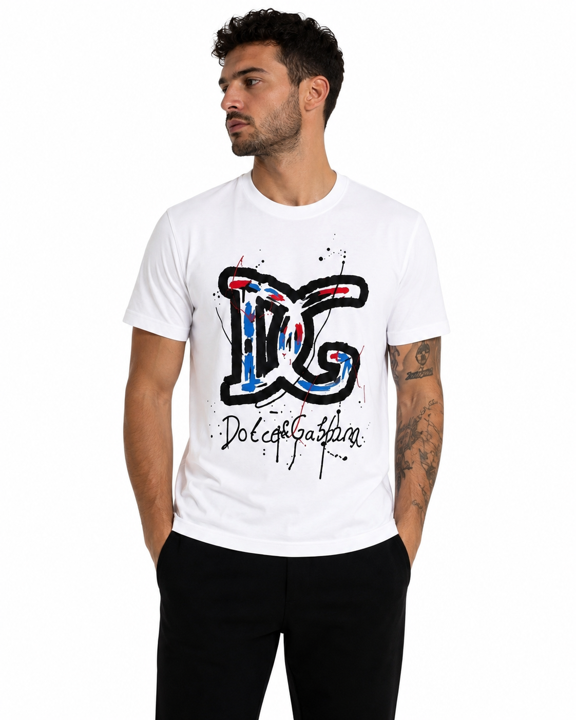 Dolce & Gabbana Tricou Bărbați Alb