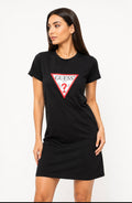 Rochie Guess Neagră Logo