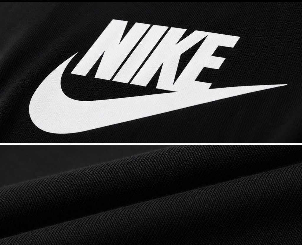 Nike Tricou Damă Negru Logo Alb