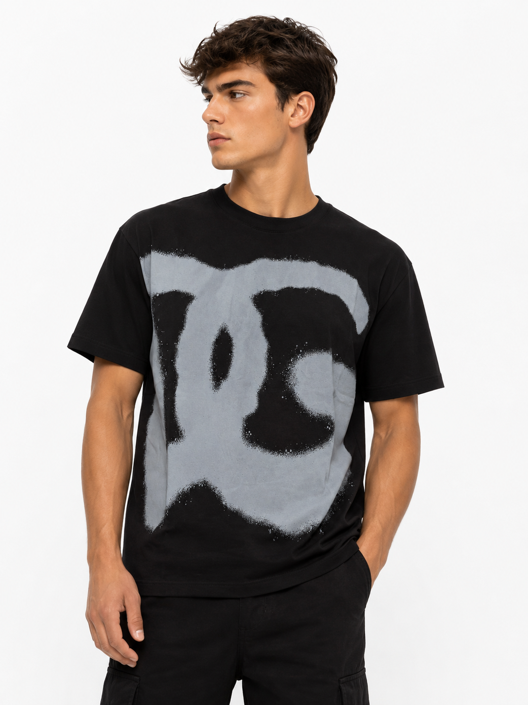 Dolce & Gabbana Tricou Bărbați Negru din Bumbac Premium