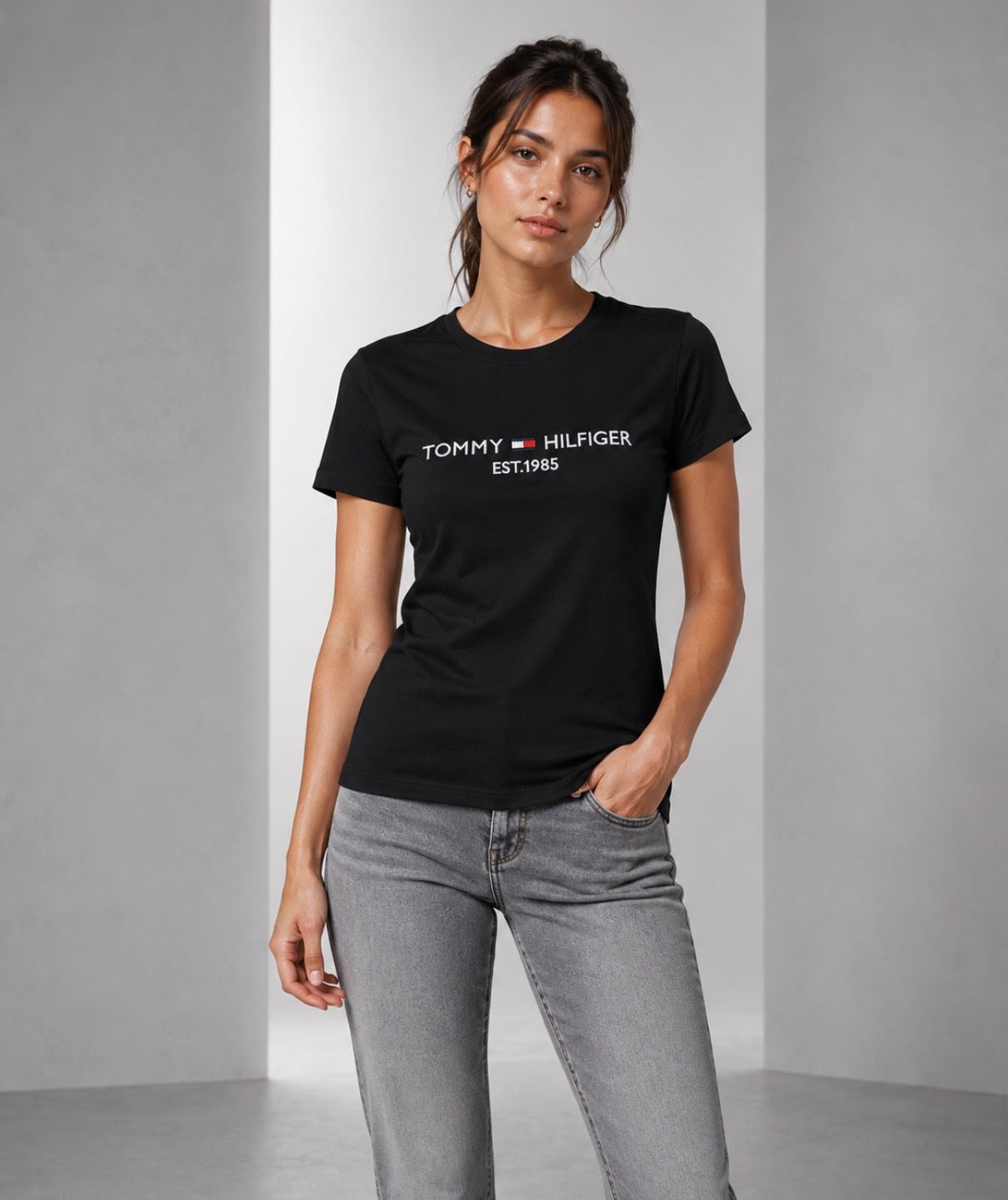 Tricou damă Tommy Hilfiger – Negru