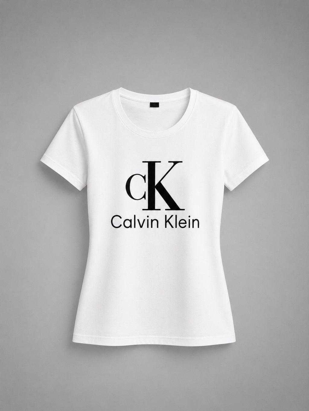 Tricou Femei Calvin Klein – Logo Mare – Alb