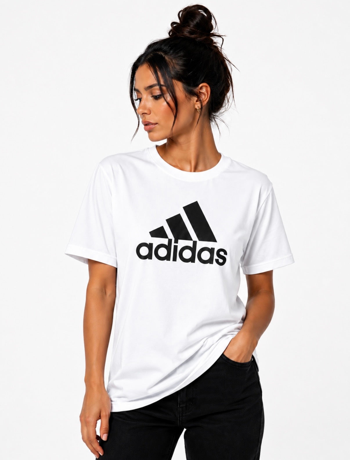 Tricou Adidas Alb