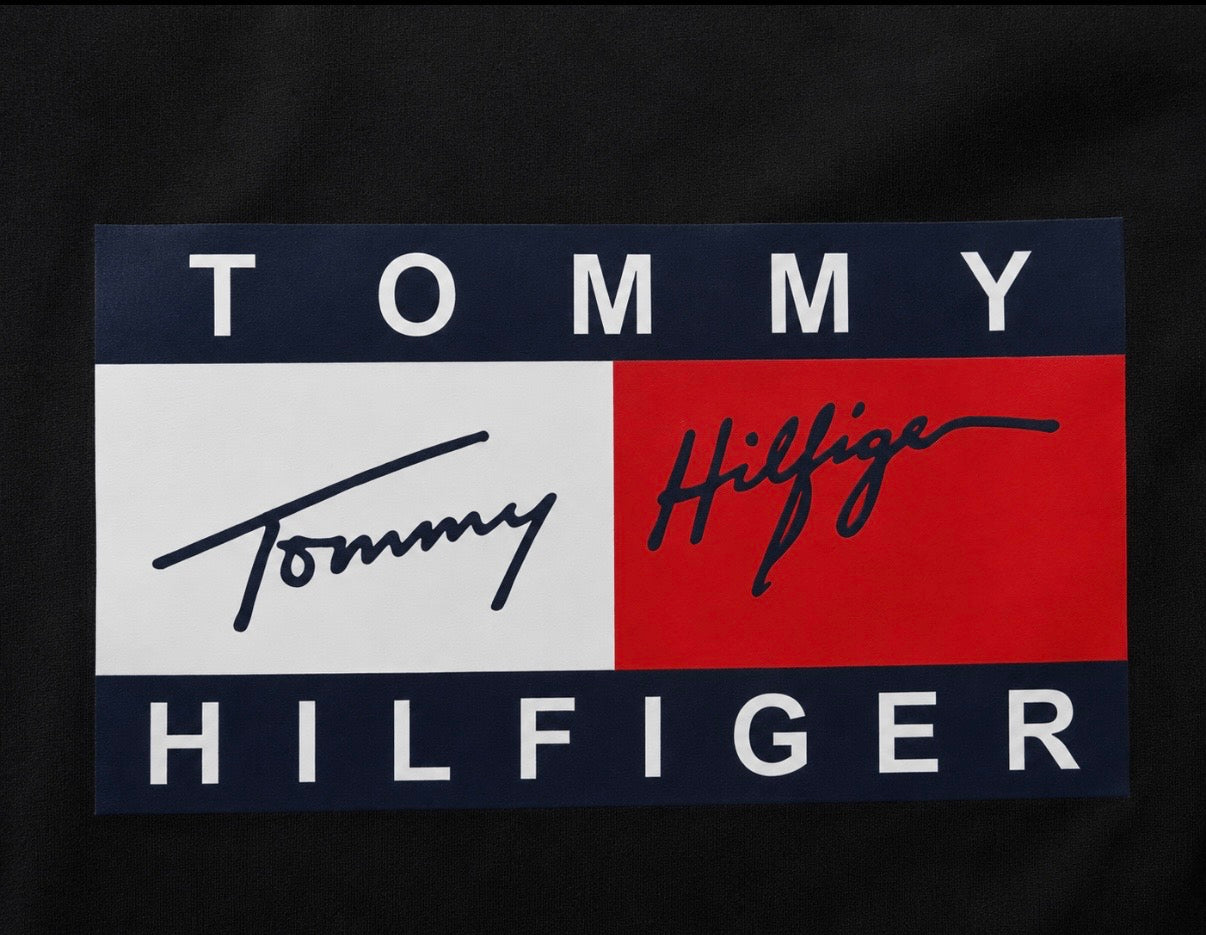 Tricou Femei Tommy Hilfiger – Logo Mare – Negru