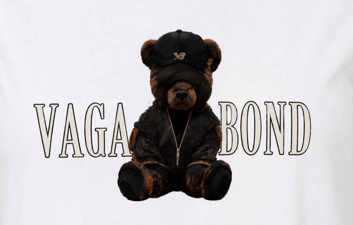 Tricou Damă VAGABOND Bear – Alb
