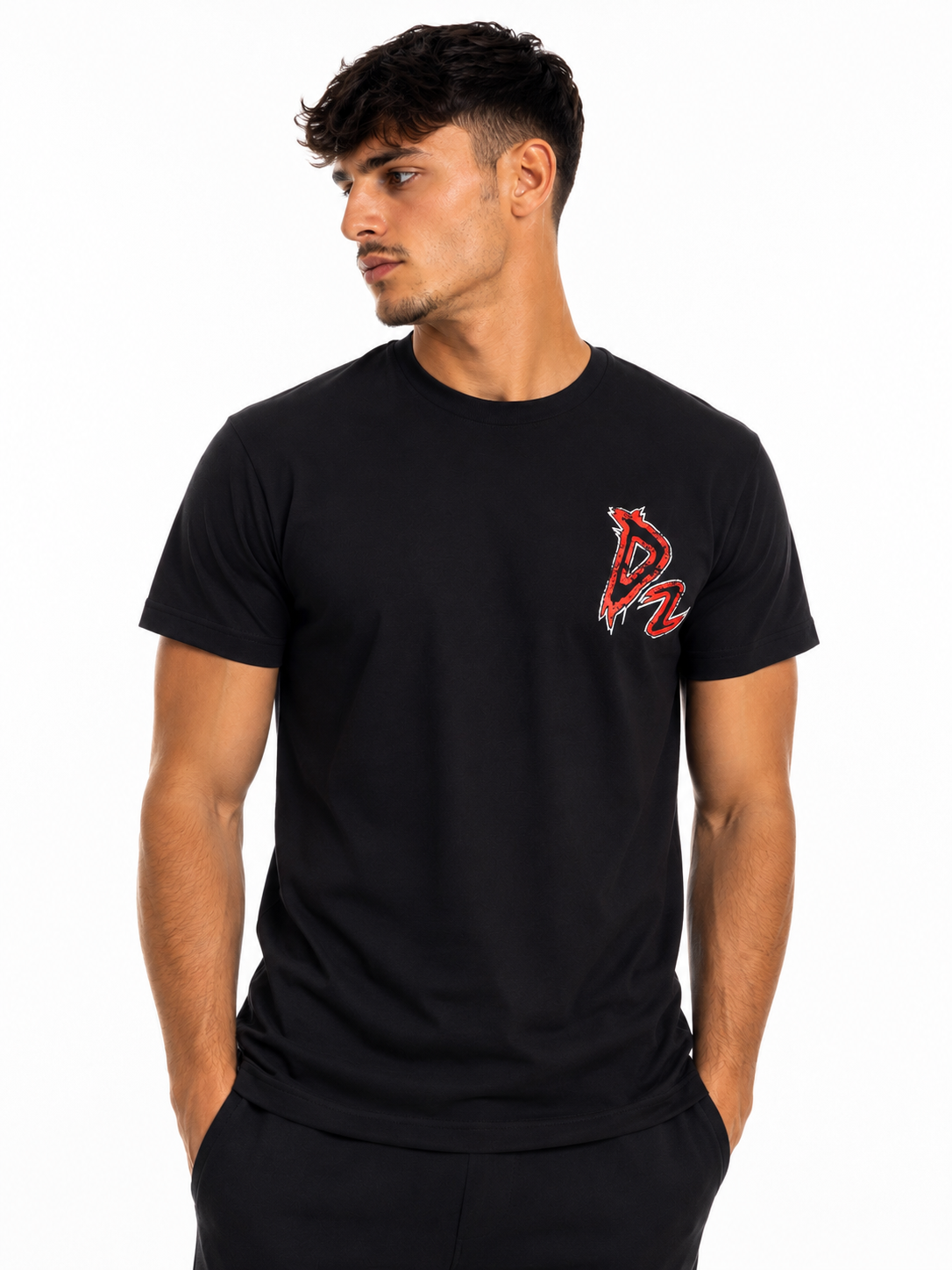 Dsquared2 Tricou Bărbați Negru din Bumbac Premium