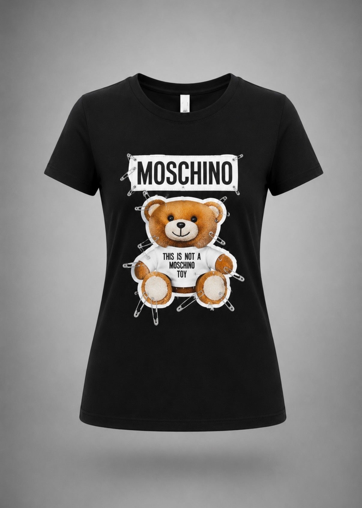 Tricou Damă Moschino Teddy – Negru