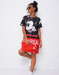 Rochie Mickey Mouse Negru/Roșu